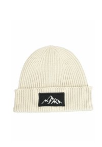 Neverless MIT PATCH BERGE MOUNTAIN MIT UMSCHLAG  - Beanie - beige