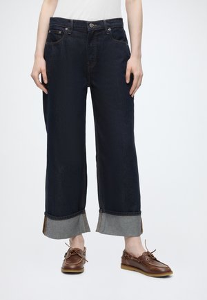 Good American, GOOD STANDARD BAGGY CUFFED JEANS - Jeans Relaxed Fit - indigo