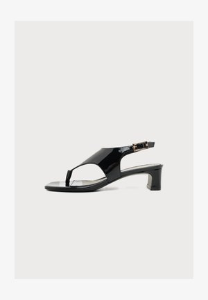 Stuart Weitzman, BABY BABETTE THONG - Sandales à talons hauts - black