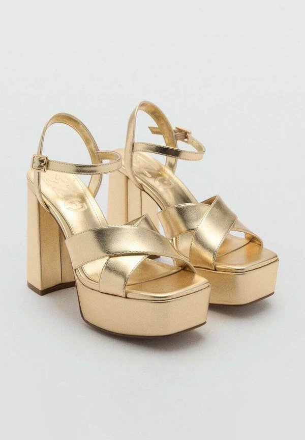 BRUNA - High heeled sandals - gold3