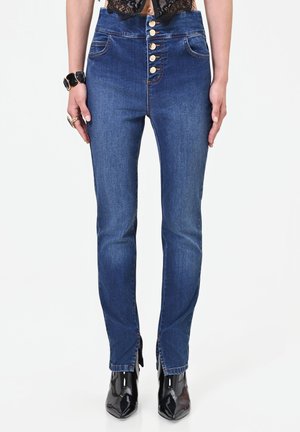 Rinascimento, PANTALONI JEANS TINTA UNITA - Jean slim - blue
