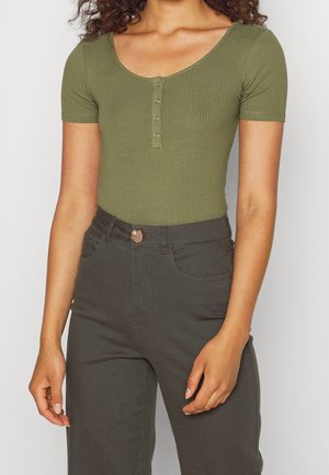 T-shirt - bas - dark green