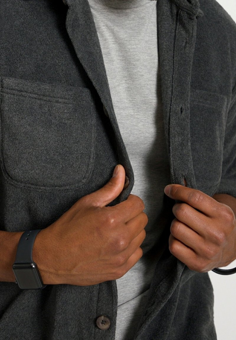 STHUGE Fleecejacka - dark grey