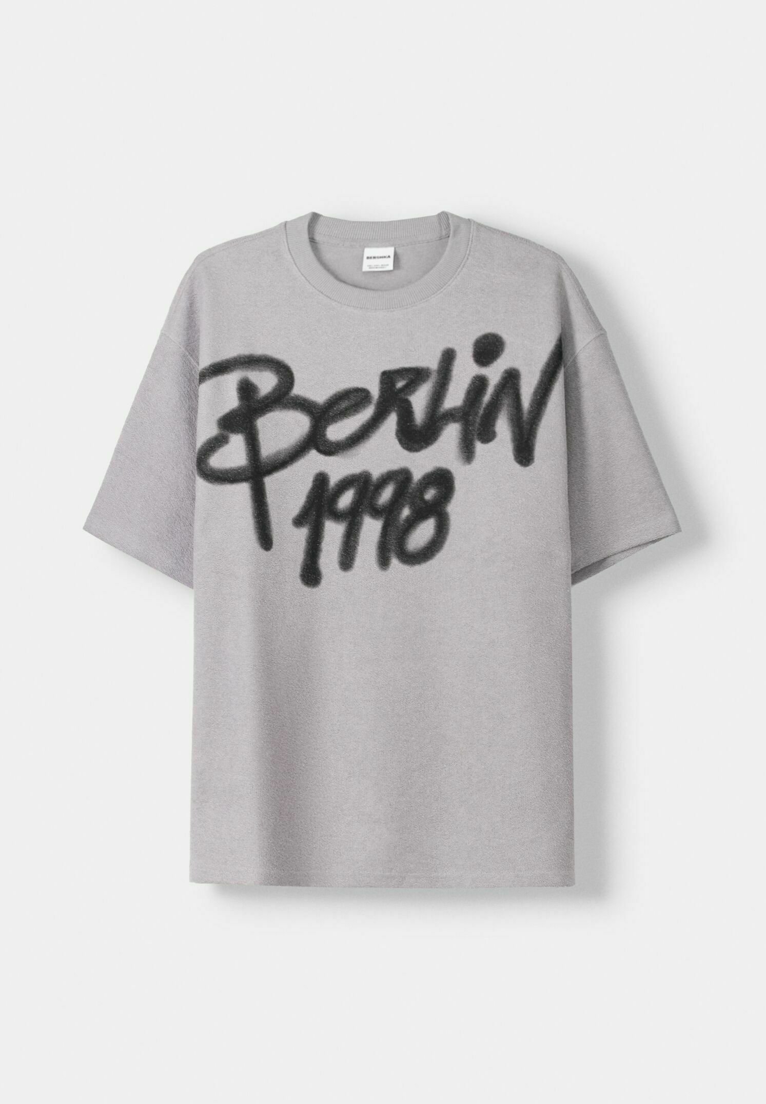 ★ドイツ発*BERSHKA*新作*OFFSIDEメッシュTシャツ/GREY★ 02981478805-a2d.jpg?ts=