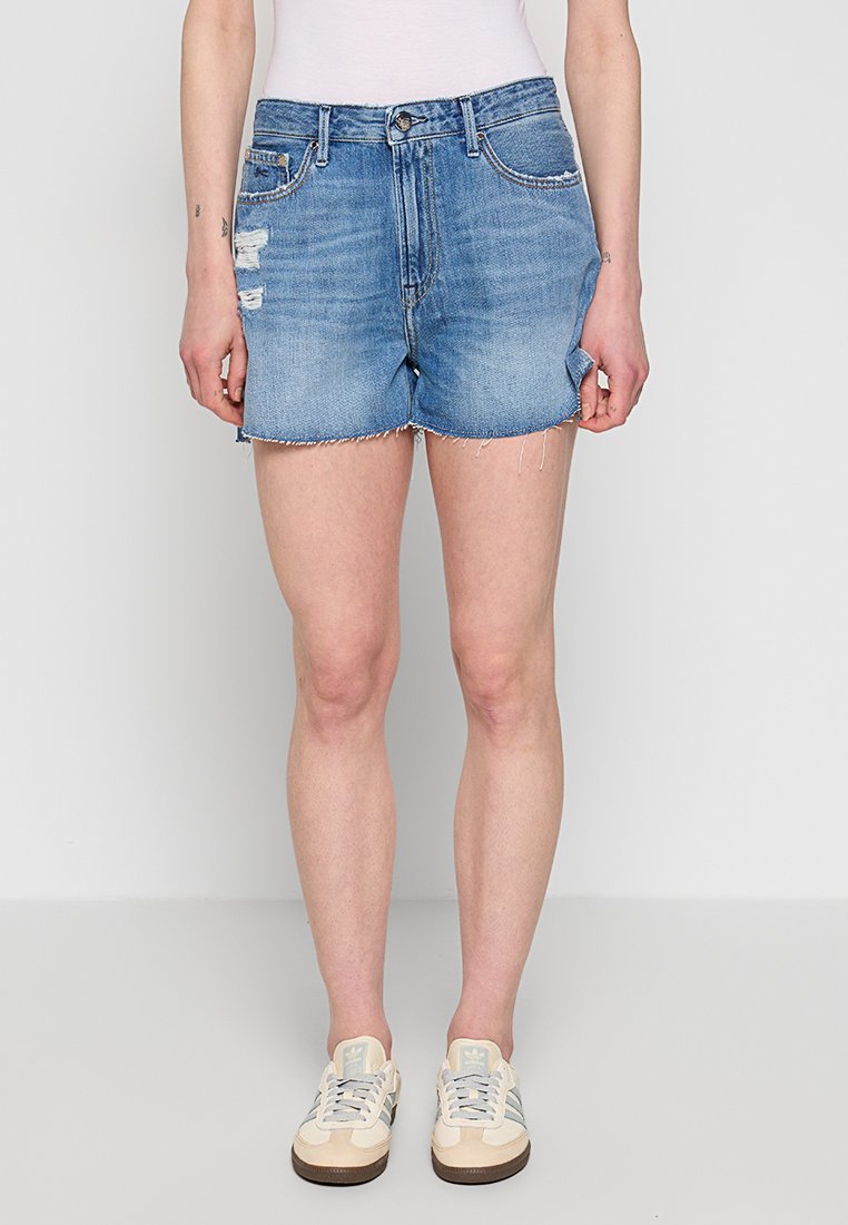 Denham Jeansshort blauw
