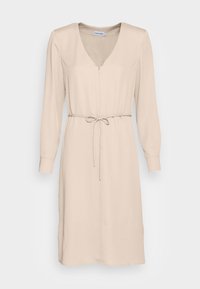 OPEN NECK DRESS - Vestido de dia - moccasin
