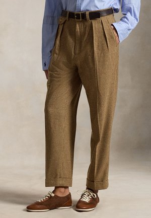 Polo Ralph Lauren WHITMAN PLEATED - Nadrágok - honey brown