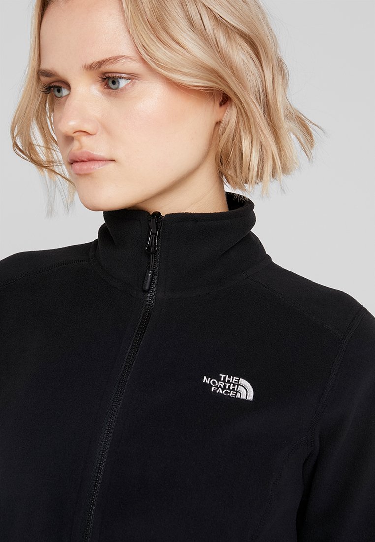 north face fleece black