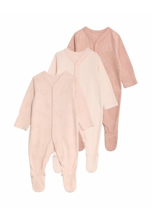 Marks & Spencer 3 PACK BUNNY & STRIPED - Dupačky na spaní - pink