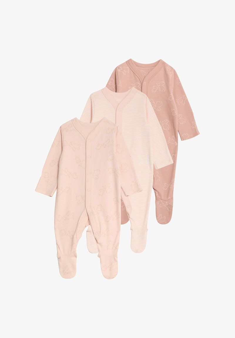 Marks & Spencer 3 PACK BUNNY & STRIPED - Strampler - pink