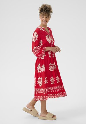 Cream KOREN - Day dress - red pattern