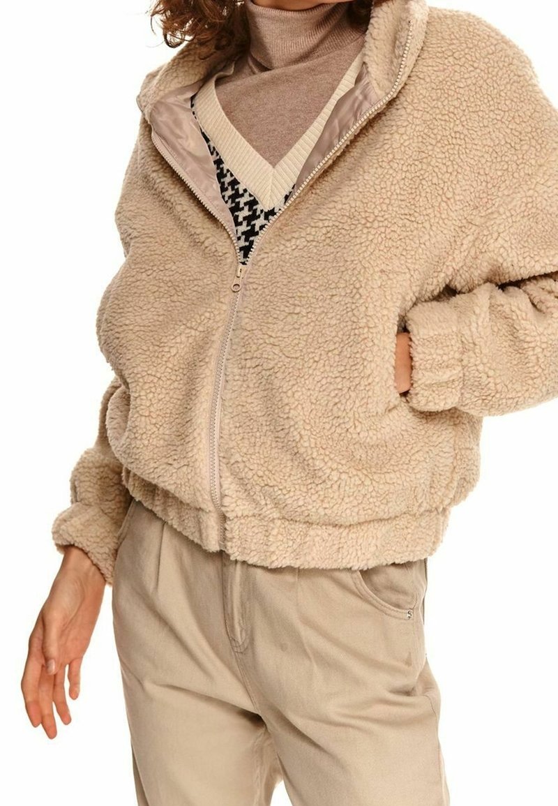 Top Secret Giacca in pile - beige