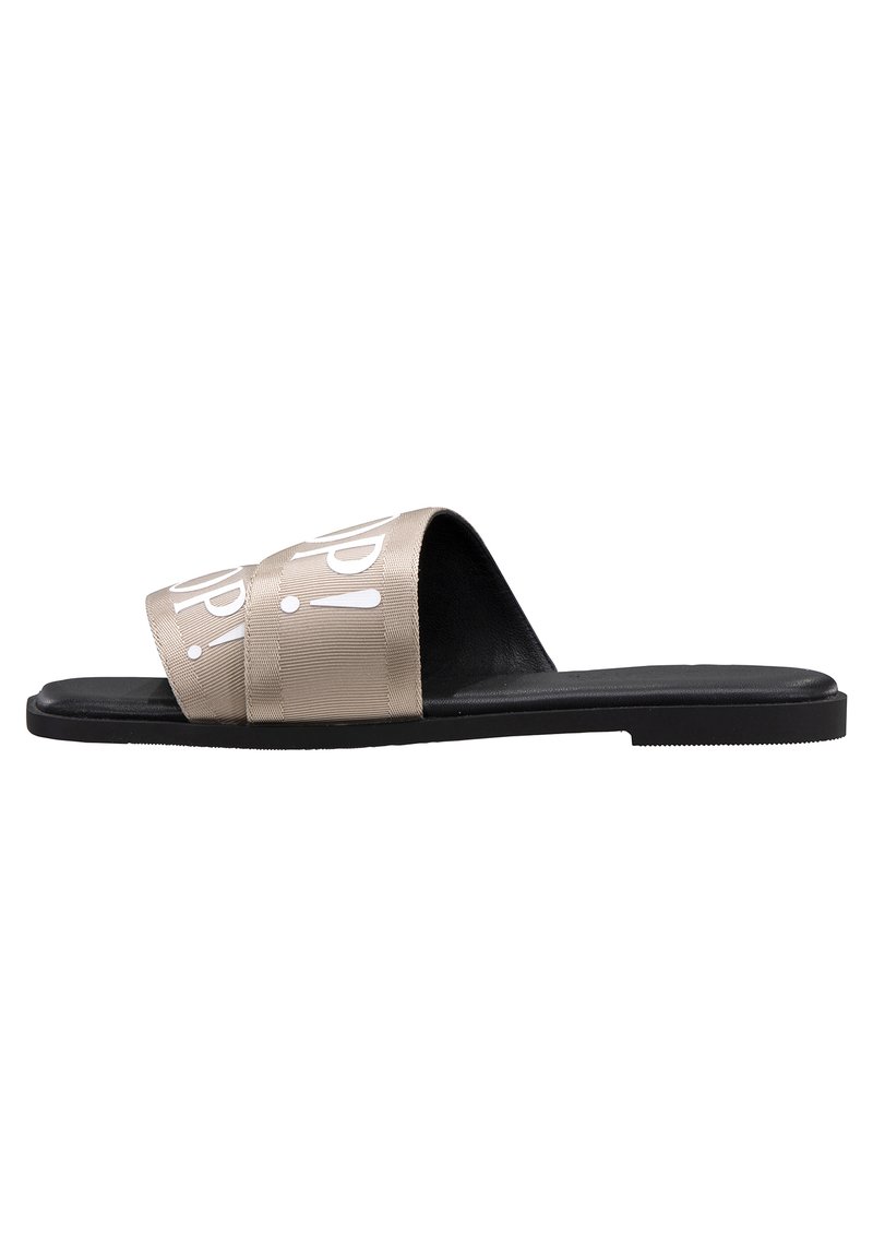 JOOP! NASTRO MERLE FD - Šľapky - sesame