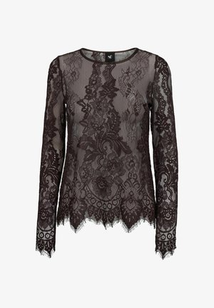 NÜ Denmark, CHARLOTTE TOP L/S - Blúz - brown