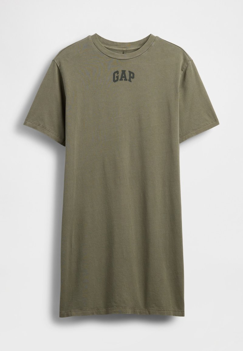 GAP LOGO - Jersey dress - army jacket green/dark green - Zalando