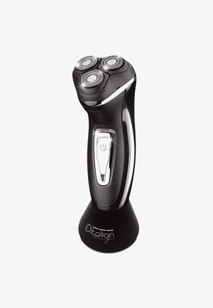 Italian Design, ERGONOMICALLY DESIGNED SHAVER AND TRIMMER WITH 3 SHAVING H - Rasoir éléctrique - black