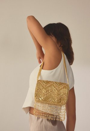 Next SEQUIN - Geantă crossbody - gold tone