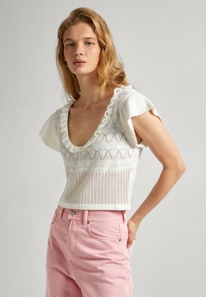 GODI - T-Shirt print - mousse white