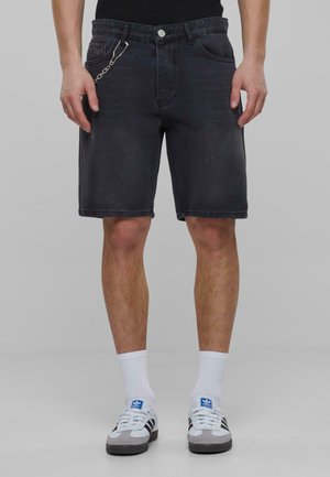 Jeansshort - black