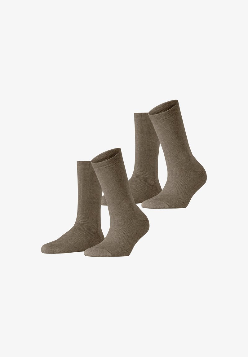 Esprit Cloud 2-Pack - Socken - nutmeg mel