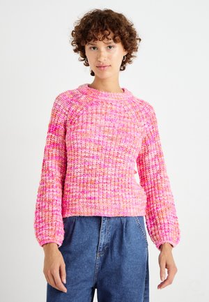 ONLY, ONLELOISE ONECK - Trui - fuchsia purple