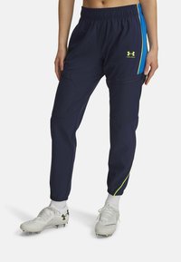 Under Armour CHALLENGER WARMUP - Teplákové kalhoty - washed navy