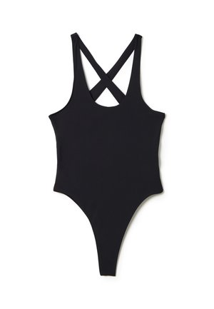 UTOPJA CROSS BACK CUT OUT SWIMSUIT BLACK - Maillot de bain - black