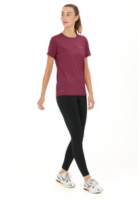 Endurance FUNKTIONS YONAN - Tekninen t-paita - tawny port