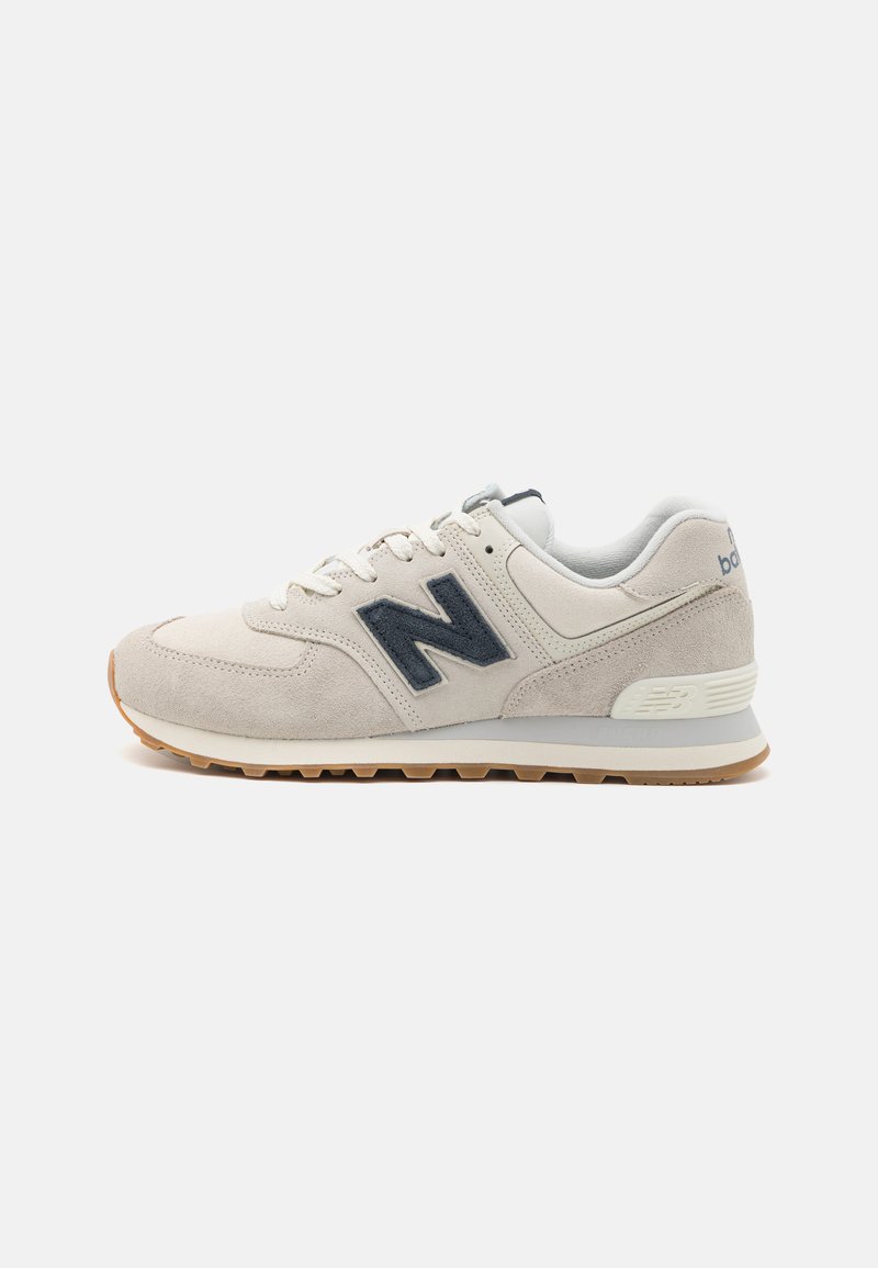 New Balance 574 UNISEX - Sneakers - off-white/dark blue
