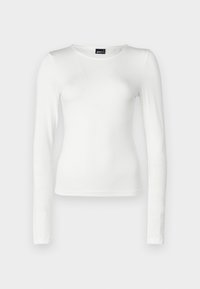 SOFT TOUCH CREW NECK TOP - Langærmet T-shirt - offwhite