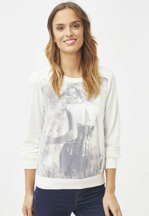 ESTAMPADA DE MANGA LARGA - Sudadera - blanco