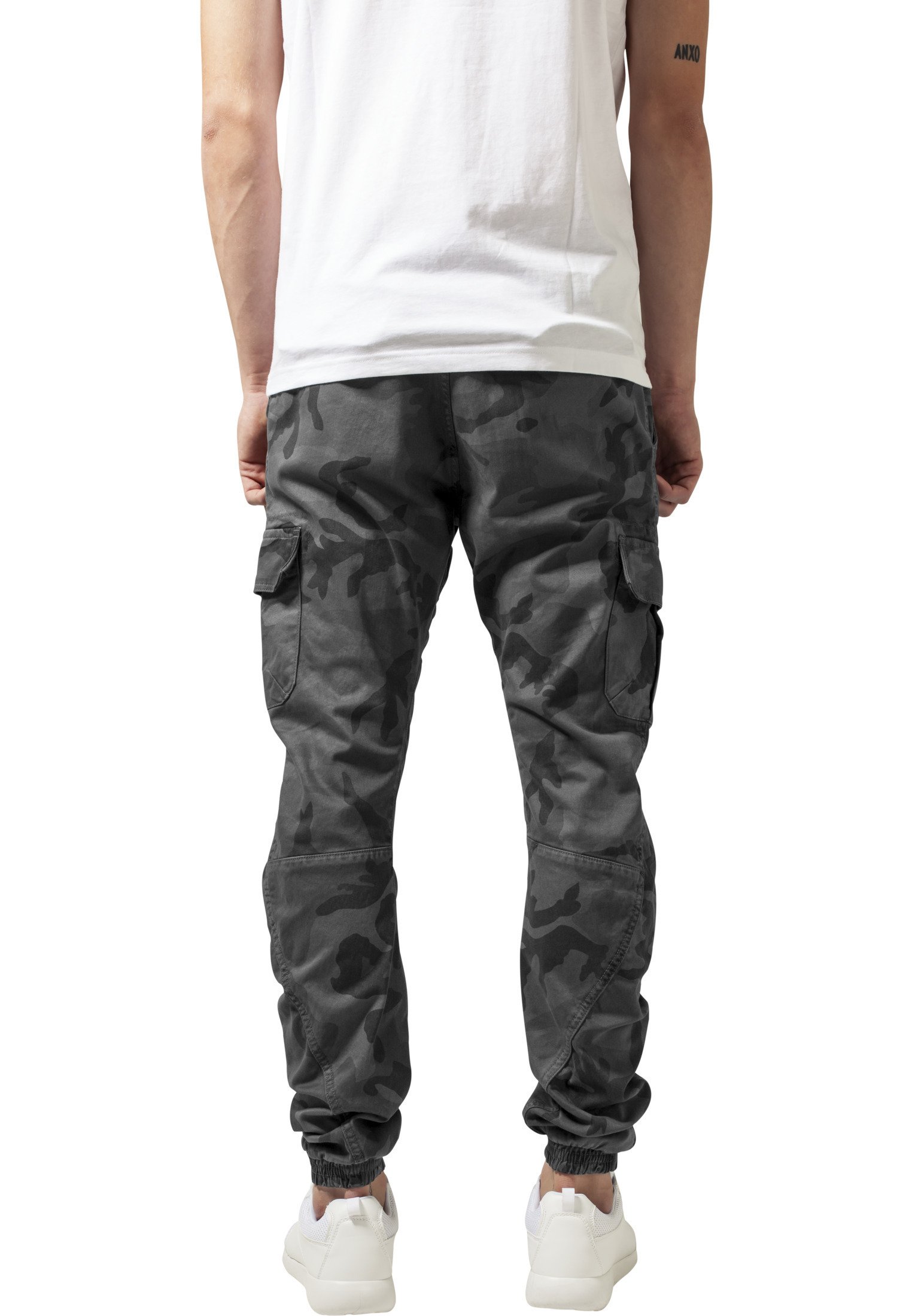 Urban Classics CAMO JOGGING - Cargobroek - grey camouflage/grijs -  Zalando.nl
