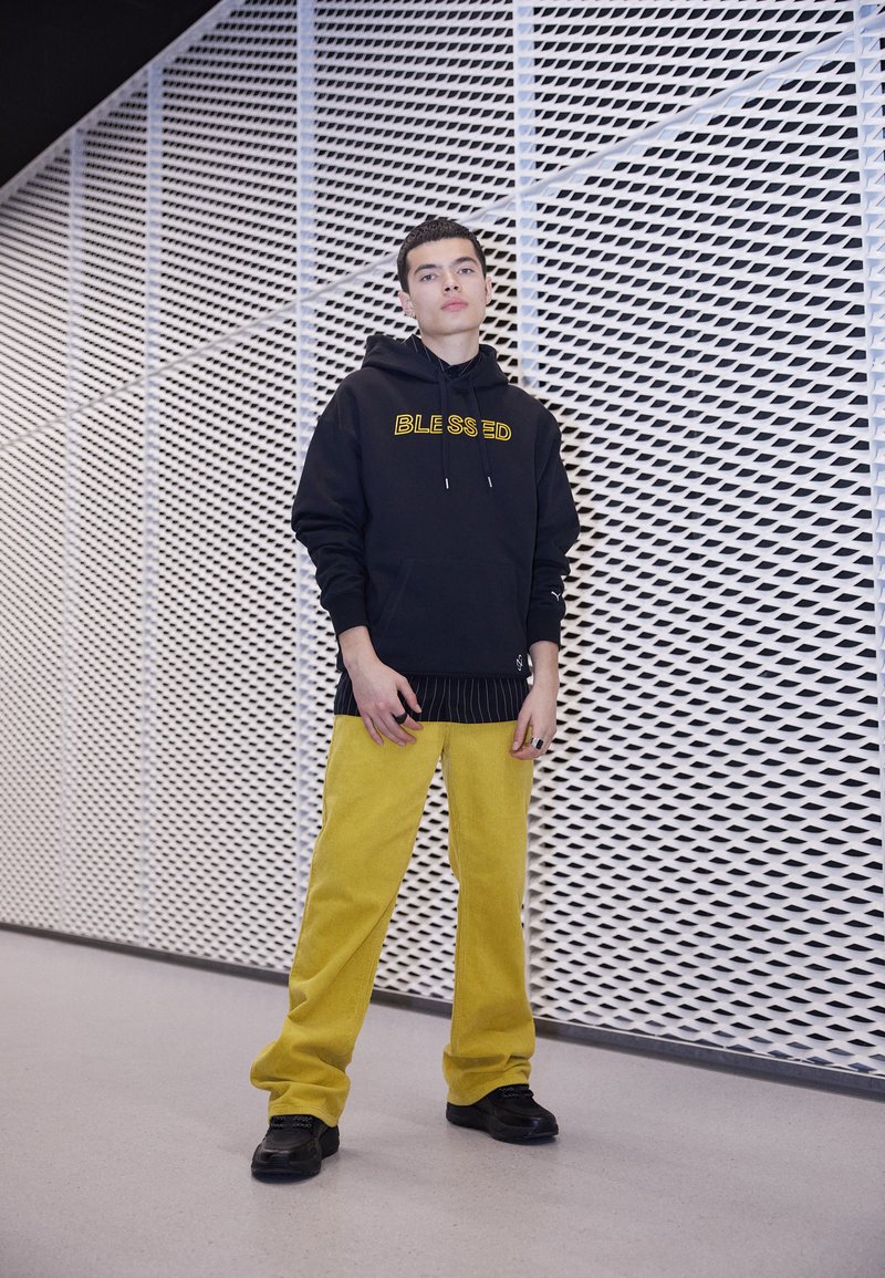 Puma HOODIE - Felpa con cappuccio - black