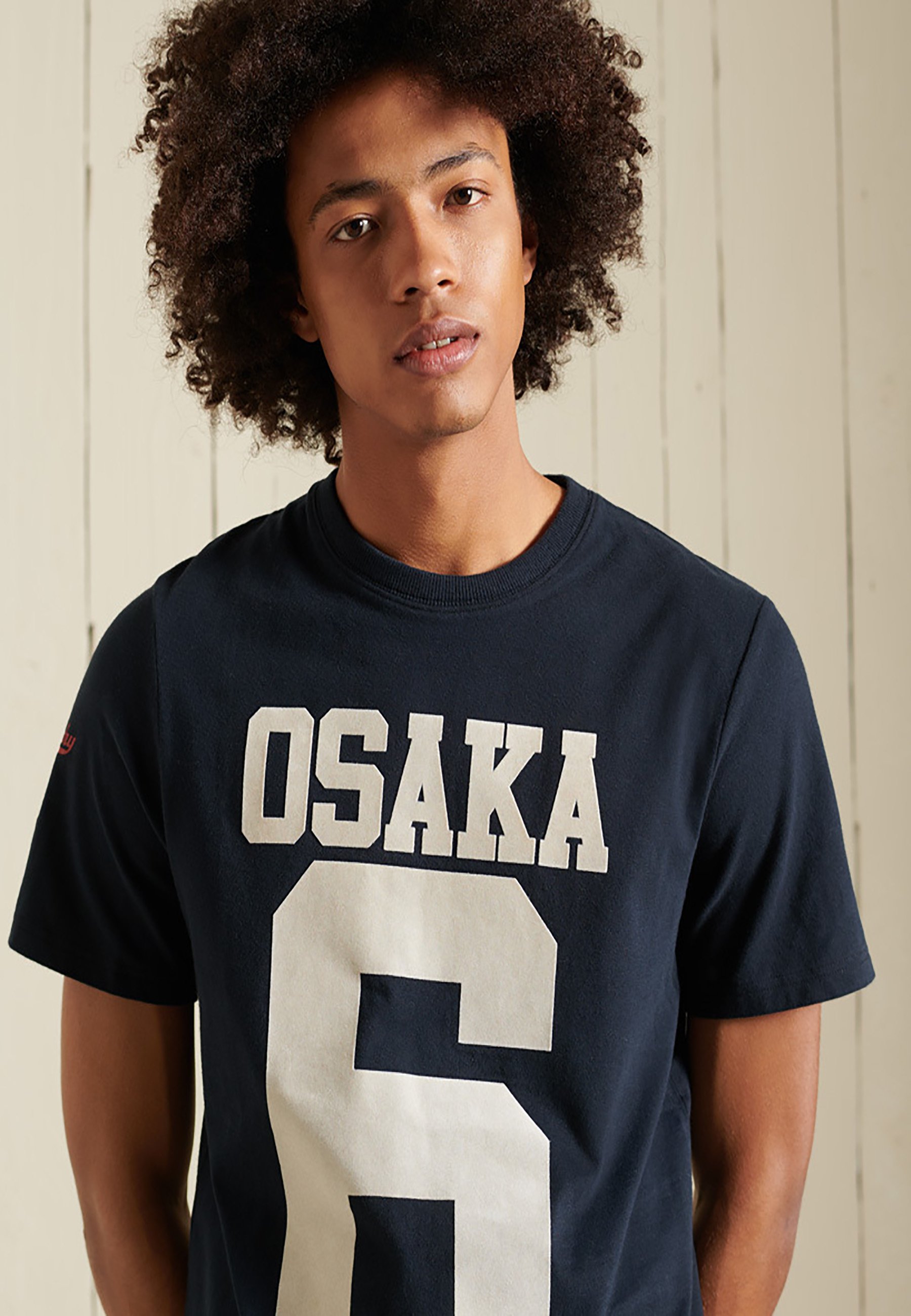 T-shirt print - eclipse navy 
