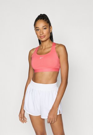 SWIFT BRA - Brassières de sport à maintien supérieur - sea coral/silver-coloured