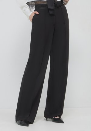 Calliope PALAZZO FASCIA  - Pantaloni - nero
