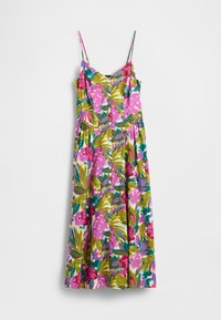 V NECK SHIRRED MAXI - Jurk - multi coloured