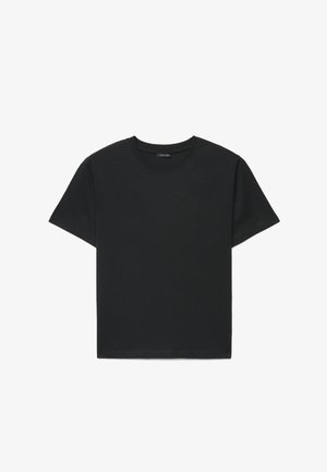 Calliope, T-SHIRT TINTA UNITA - T-shirt basic - ultrablack