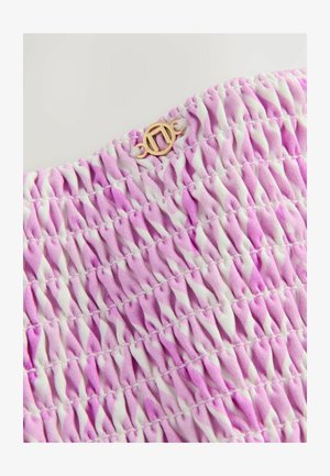 Next, Bas de bikini - lilac purple zigzag print
