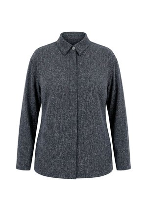 Ulla Popken, SALT-AND-PEPPER MELANGE JACKET - Let jakke / Sommerjakker - dark olive