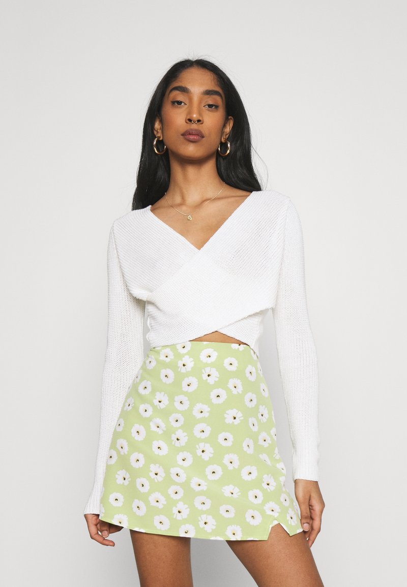 Damen Strickjacken | Even&Odd Strickpullover off-white/offwhite - LA89413 Damen Strickjacken | Even&Odd Strickpullover off-white/offwhite - LA89413