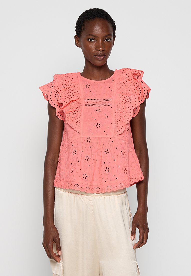 Fabienne Chapot Blouse donkerroze Fabienne Chapot Blouse donkerroze