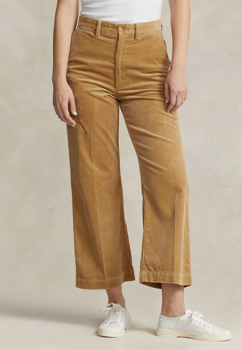 Polo Ralph Lauren CROPPED FLAT FRONT Trousers sportsman khaki/beige