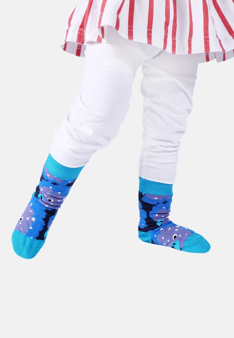 Unabux 4-PACK PRINTS - Strømper - purple bird