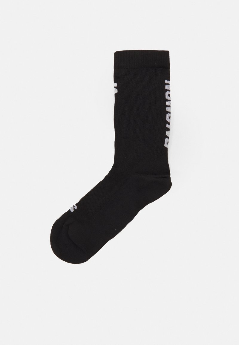 Salomon PULSE RACE FLAG CREW UNISEX - Șosete - black/bright red/lemon
