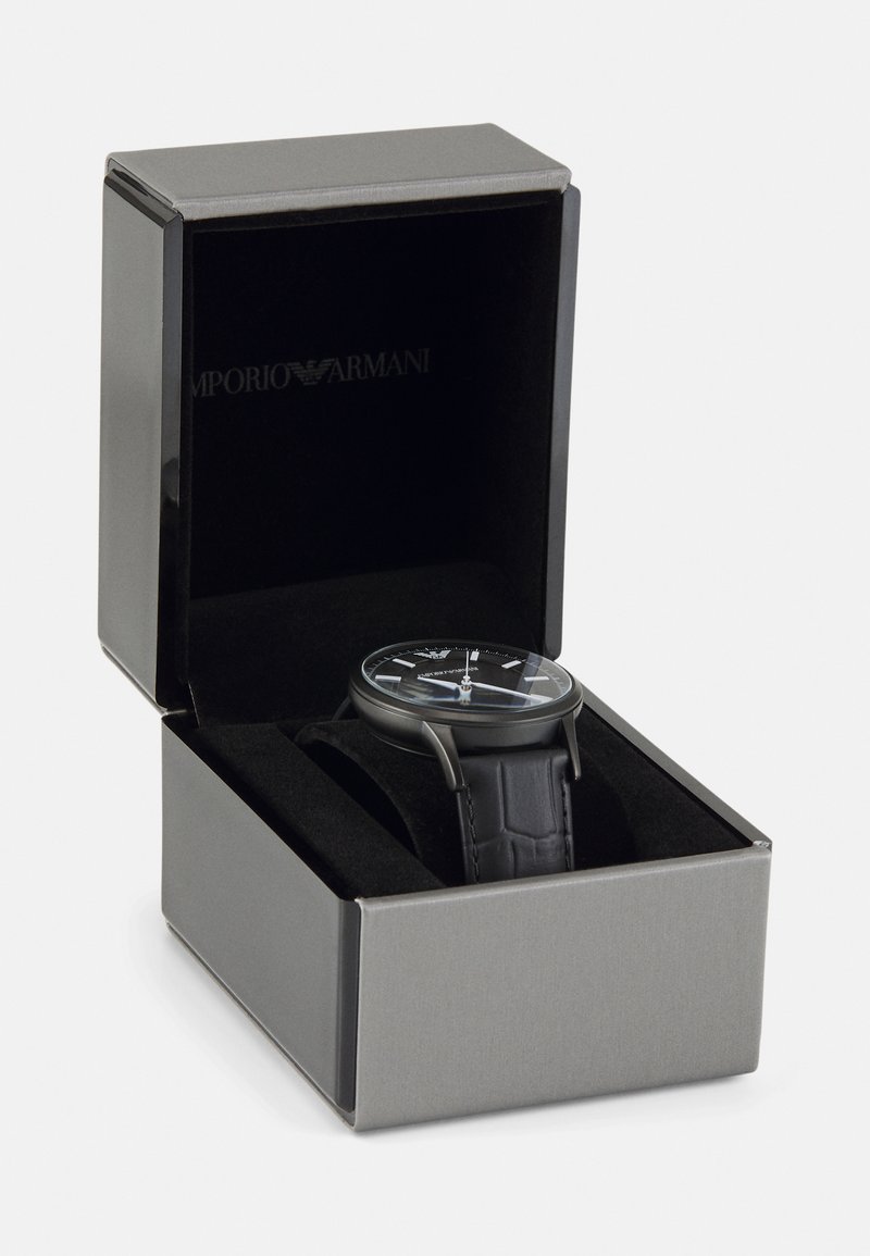 Herren Analoguhren | Emporio Armani RENATO Uhr silver-coloured/schwarz - CK53864 Herren Analoguhren | Emporio Armani RENATO Uhr silver-coloured/schwarz - CK53864