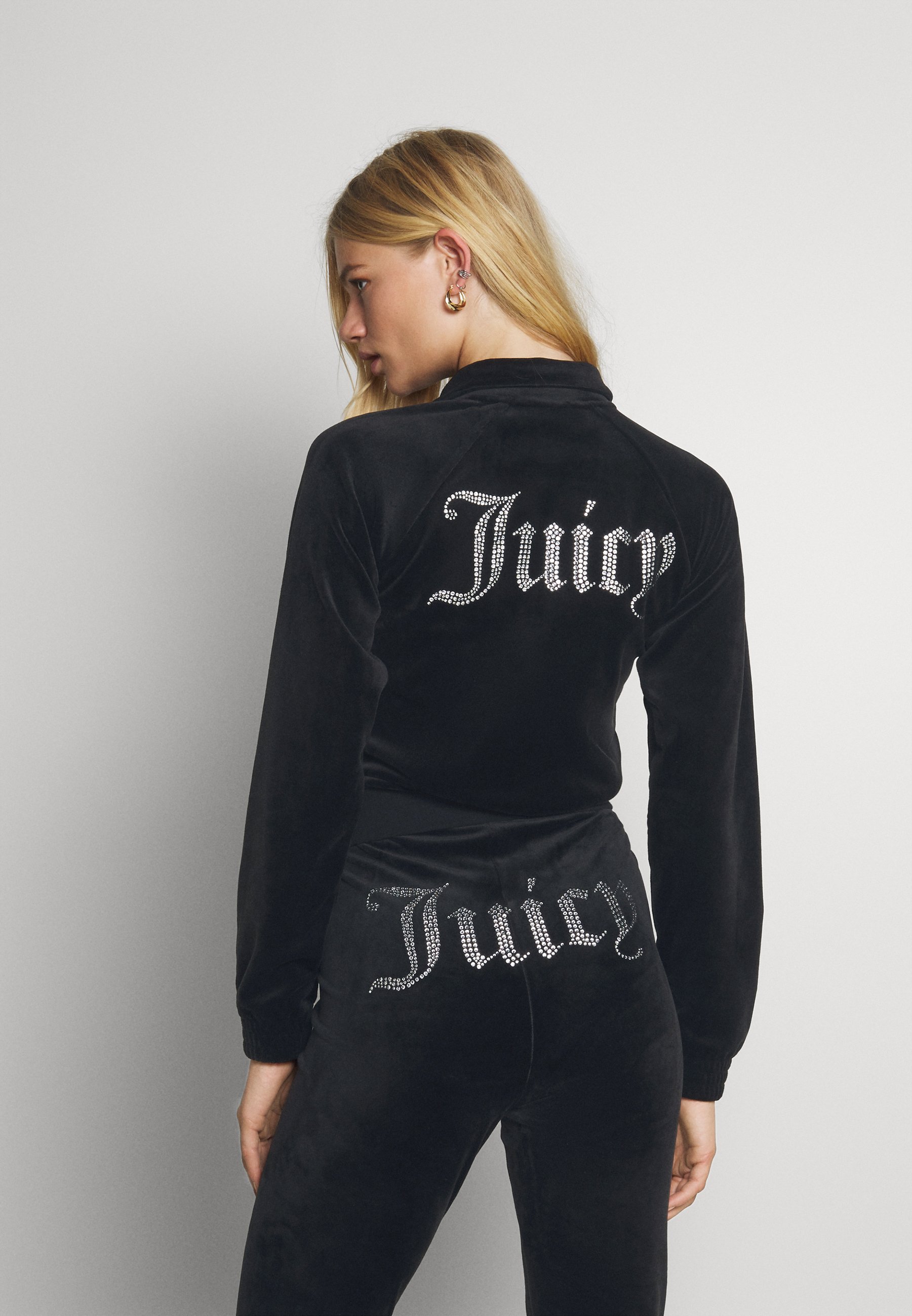 Juicy Couture TANYA - Felpa con zip - black/nero - Zalando.it