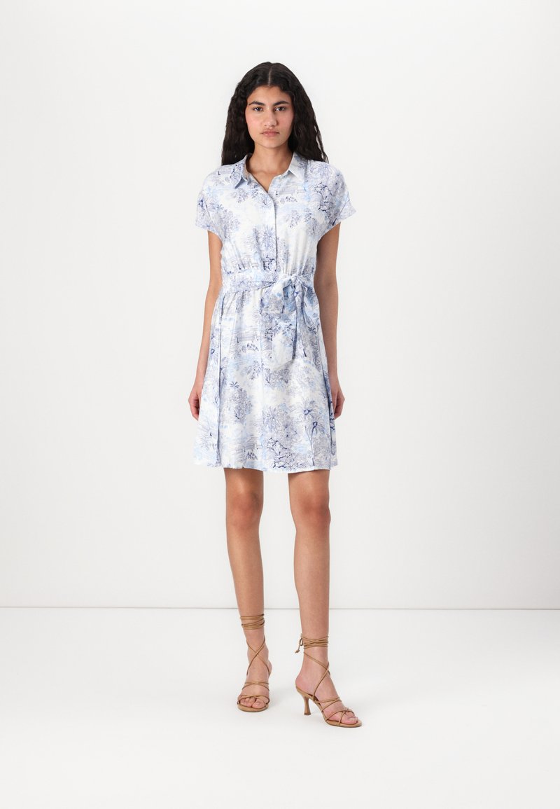 Vero Moda - VMMISS SHORT DRESS - Shirt dress - light blue, Enlarge