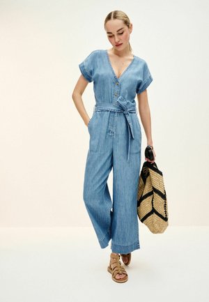 Next WIDE LEG - Jumpsuit - mid blue