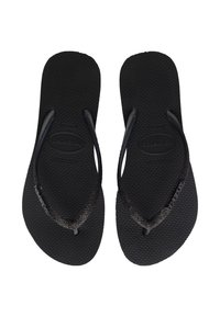 Havaianas HAVAIANAS FLIP FLOP SLIM FLATFORM SPARKLE - Infradito da bagno - black